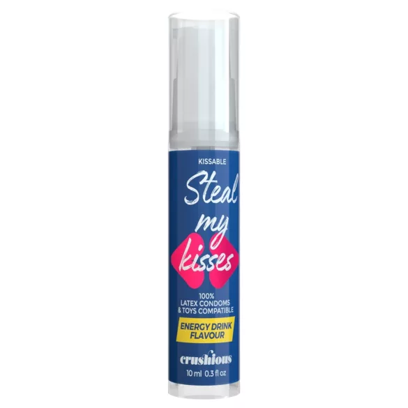 Crushious Steal My Kisses - lubricante con sabor, bebida energética (10 ml)