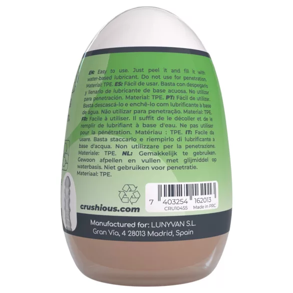 Crushious Ezy Egg The Expert - huevo masturbador (color carne)