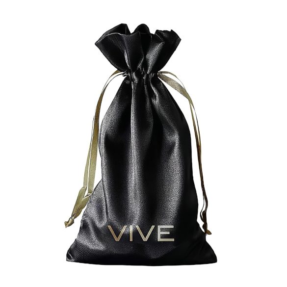 Vive - Bolso de Satén para Juguetes Eróticos (Negro)