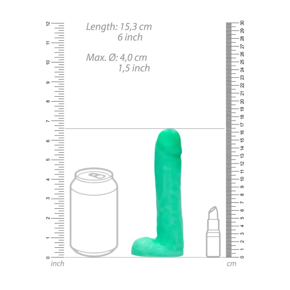 S-Line - Dicky - jabón luminoso con forma de pene y testículos (265 g)