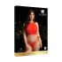 Le Désir - conjunto sexy con strass - tallas grandes - rojo (XL-3XL)