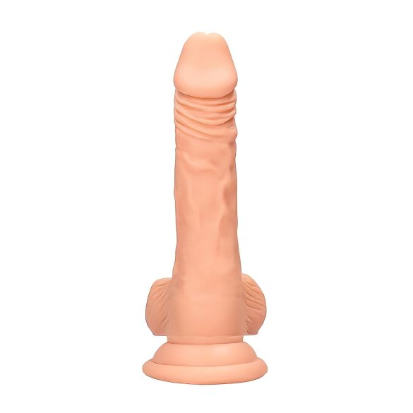 RealRock - dildo realista con testículos - 17 cm - color natural