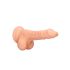 RealRock - dildo realista con testículos - 17 cm - color natural
