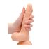 RealRock - dildo realista con testículos - 17 cm - color natural
