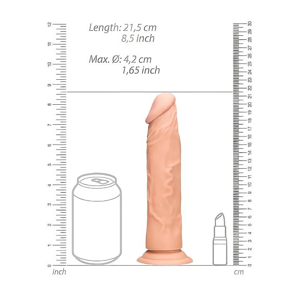 RealRock - dildo realista 20 cm - color natural
