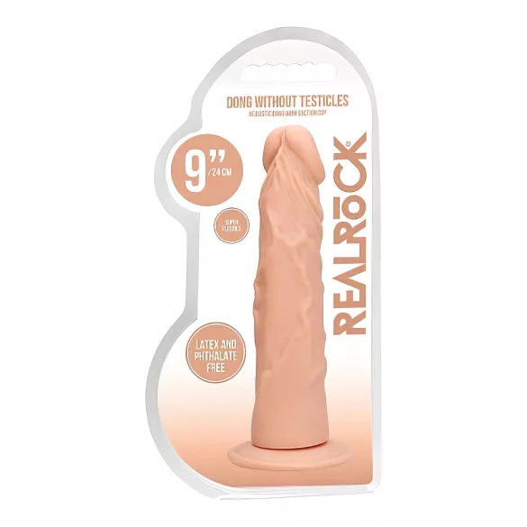 RealRock - Dildo realista 23 cm - color natural