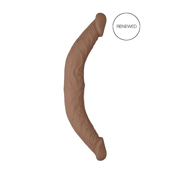 RealRock Doble Dildo 14" (36 cm) - oscuro natural