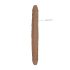 RealRock Doble Dildo 14" (36 cm) - oscuro natural