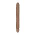 RealRock Doble Dildo 14" (36 cm) - oscuro natural