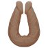 RealRock Doble Dildo 14" (36 cm) - oscuro natural