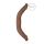 RealRock Doble Dildo 18 - Doble Consolador (46cm) - Tono Natural Oscuro