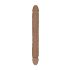RealRock Doble Dildo 18 - Doble Consolador (46cm) - Tono Natural Oscuro