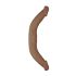 RealRock Doble Dildo 18 - Doble Consolador (46cm) - Tono Natural Oscuro