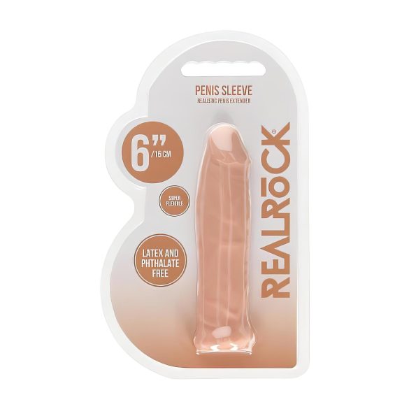 RealRock - funda para pene - 17cm - color natural