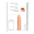 RealRock - funda para pene - 17cm - color natural