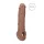 RealRock - funda para pene - 21 cm - color oscuro natural