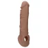 RealRock - funda para pene - 21 cm - color oscuro natural