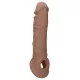 RealRock - funda para pene - 21 cm - color oscuro natural