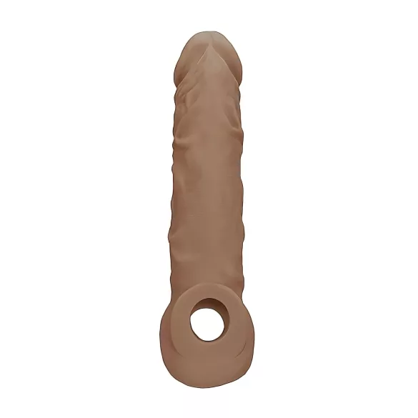 RealRock - funda para pene - 21 cm - color oscuro natural