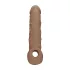 RealRock - funda para pene - 21 cm - color oscuro natural