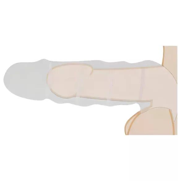RealRock - funda para pene - 21 cm - color oscuro natural