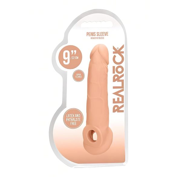 RealRock - funda pene - 21,5 cm - color natural