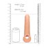 Funda RealRock para Pene 9 (21,5cm) - Natural