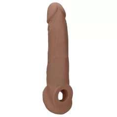 RealRock - funda para pene - 21,5 cm - color piel oscura