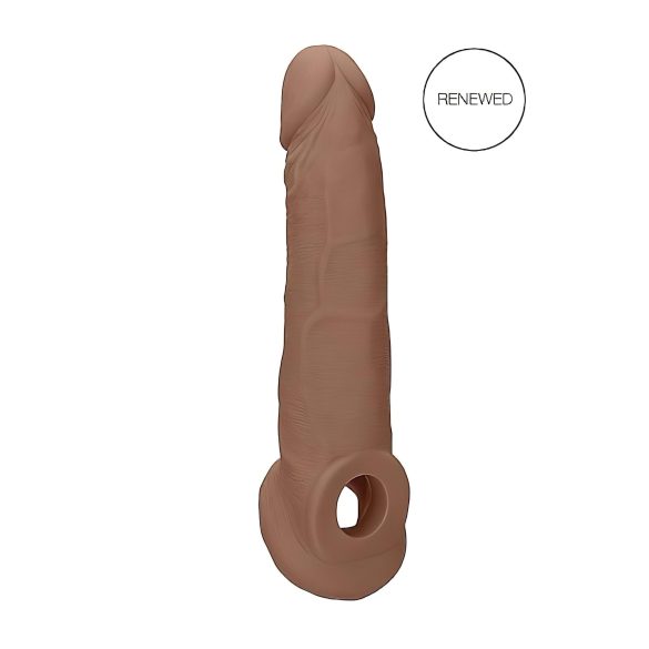 RealRock - funda para pene - 21,5 cm - color piel oscura