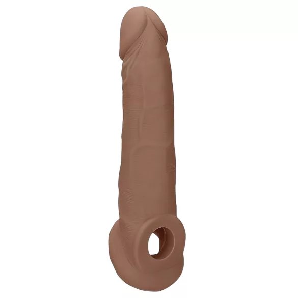 RealRock - funda para pene - 21,5 cm - color piel oscura