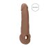 RealRock - funda para pene - 21,5 cm - color piel oscura