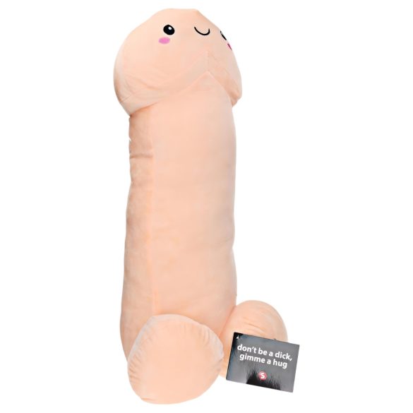 Pene abrazable de peluche - 60cm (natural)