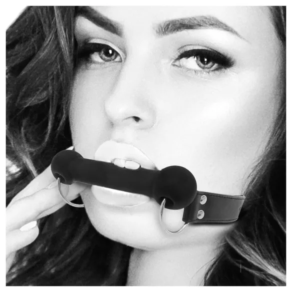 Ouch! - mordaza de hueso - silicona negra