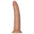 RealRock Slim - consolador realista 15,5cm (tono natural oscuro)
