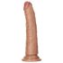 RealRock Slim - consolador realista 15,5cm (tono natural oscuro)