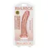 RealRock - dildo realista con ventosa - 15,5 cm - color piel