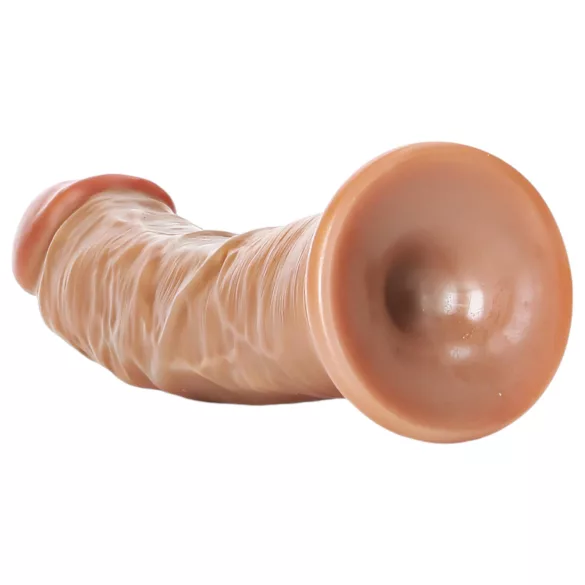 RealRock - consolador realista - 15,5 cm - color piel oscura