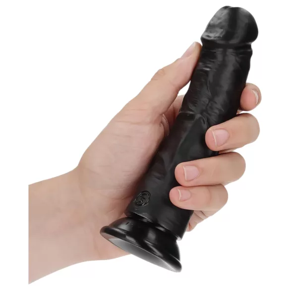 RealRock - consolador realista con ventosa - 15,5 cm - negro