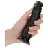 RealRock - consolador realista con ventosa - 15,5 cm - negro