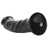 RealRock - consolador realista con ventosa - 15,5 cm - negro