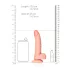 RealRock - dildo realista con ventosa - 15,5 cm - color natural