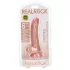 RealRock - dildo realista con ventosa - 15,5 cm - color natural
