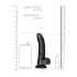 RealRock - dildo realista con ventosa - 15,5 cm - negro