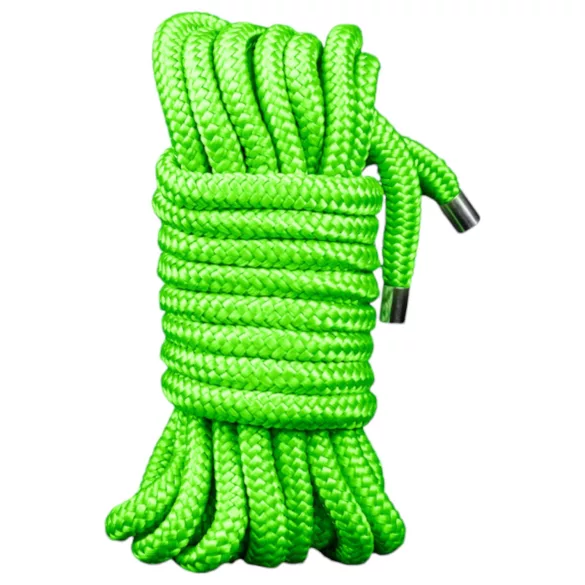 Ouch! - cuerda bondage luminosa - 10 m - verde