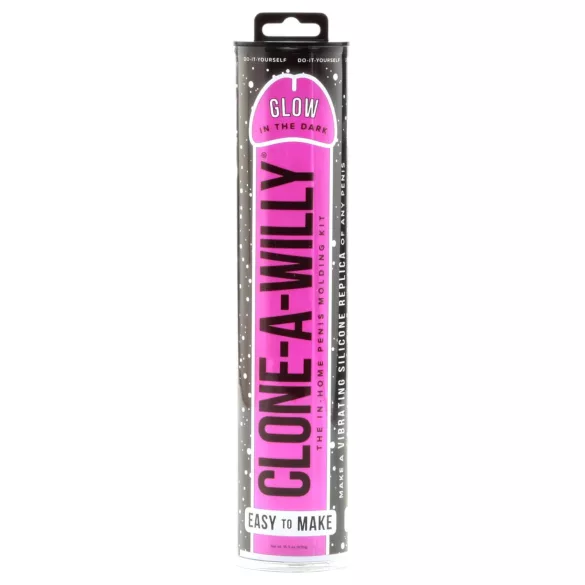 Clone-a-Willy - kit para moldear pene - brillante en la oscuridad - rosa