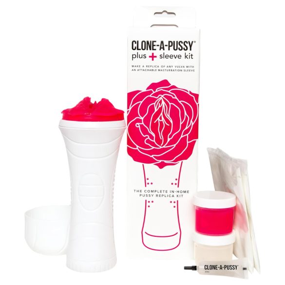 Clone-a-Pussy - kit de moldeado íntimo femenino y manga - silicona rosa