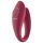 Raytech Rose: vibrador dual rojo impermeable, recargable