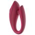 Raytech Rose: vibrador dual rojo impermeable, recargable