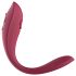 Raytech Rose: vibrador dual rojo impermeable, recargable