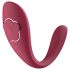 Raytech Rose: vibrador dual rojo impermeable, recargable